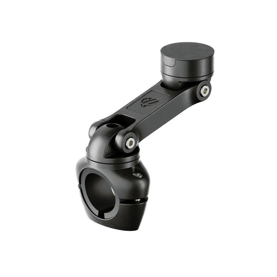 Soporte Pro Boost Shapeheart, diseño robusto y orientación personalizada para manillares de moto.