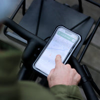 Uso del GPS gracias a la pantalla táctil de la funda de protección Shapeheart