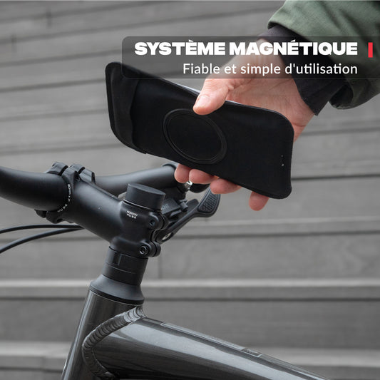 Vista principal del producto – Soporte de teléfono para potencia de bicicleta Shapeheart