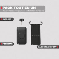 Contenido del pack – Soporte de teléfono para potencia de bicicleta Shapeheart