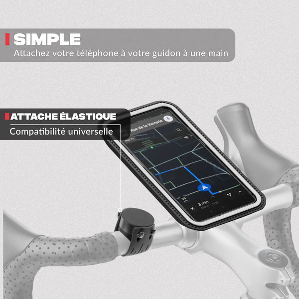 Segunda vista del producto – Soporte de teléfono para bicicleta Shapeheart