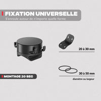 Adaptabilidad en diferentes soportes – Soporte de teléfono para bicicleta Shapeheart