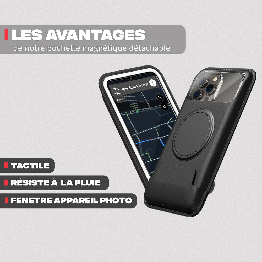 Ventajas de la funda táctil – Soporte de teléfono para bicicleta PRO Shapeheart