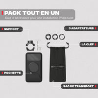 Contenido del pack – Soporte de teléfono para bicicleta PRO Shapeheart