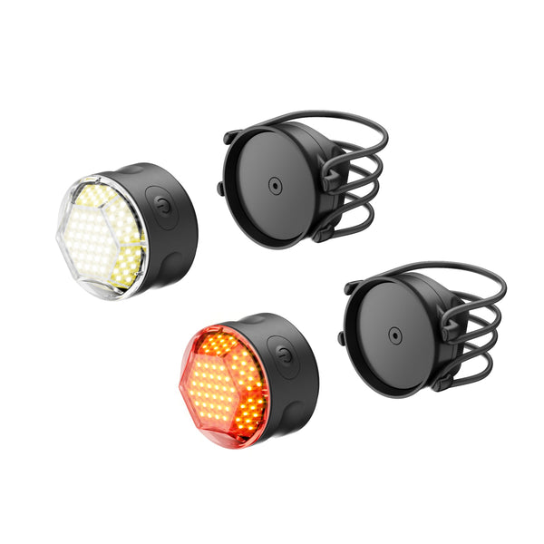 Segunda vista del producto – Mini luces magnéticas delantera y trasera Shapeheart