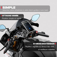 Segunda vista del producto – Soporte de teléfono para semimanillar MINI BOOST Shapeheart