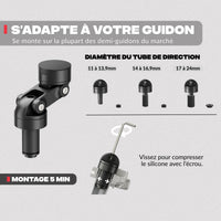 Adaptabilidad en diferentes soportes – Soporte de teléfono para semimanillar MINI BOOST Shapeheart