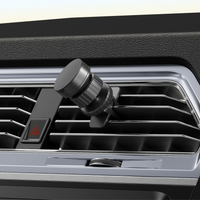 Soporte de teléfono Shapeheart fijado en una rejilla de ventilación, diseño moderno y práctico para el coche, orientable 360°