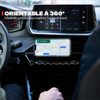Producto instalado y listo para usar – Soporte de teléfono para coche Shapeheart