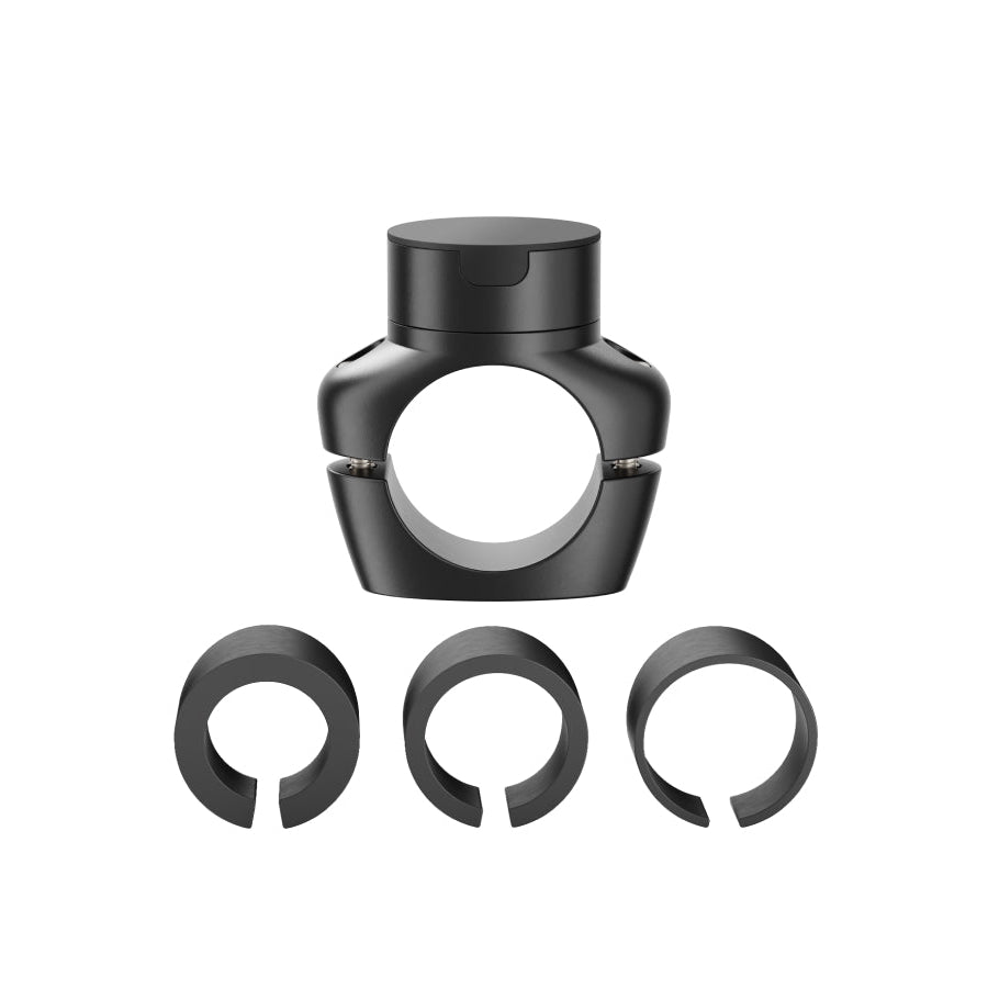 Soporte magnético Pro, con adaptadores, compatible con diferentes manillares para una sujeción segura en todo tipo de terrenos.