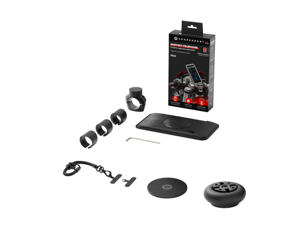 Soporte magnético Pro para manillar de moto – Kit completo moto Pro Shapeheart