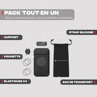 Contenido del pack – Soporte de teléfono para moto Shapeheart