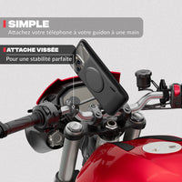 Segunda vista del producto – Soporte de teléfono para moto PRO Shapeheart