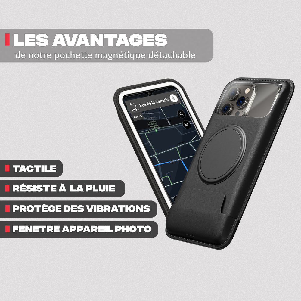 Ventajas de la funda táctil – Soporte de teléfono para moto PRO Shapeheart
