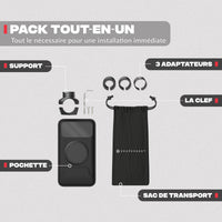 Contenido del pack – Soporte de teléfono para moto PRO Shapeheart