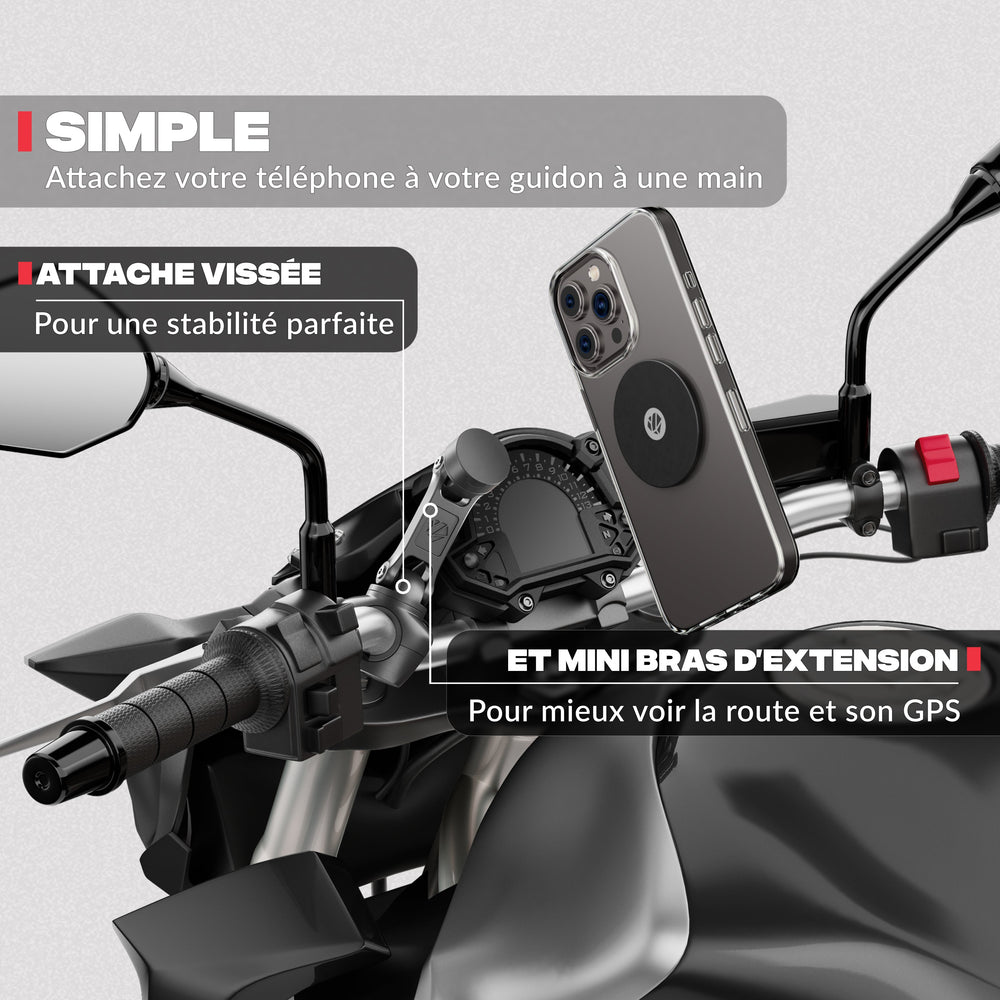 Soporte teléfono moto PRO BOOST MINI