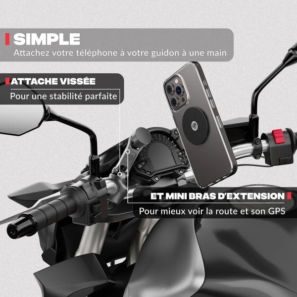 Soporte teléfono moto PRO BOOST MINI