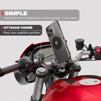 Segunda vista del producto – Soporte de teléfono para moto PRO Shapeheart