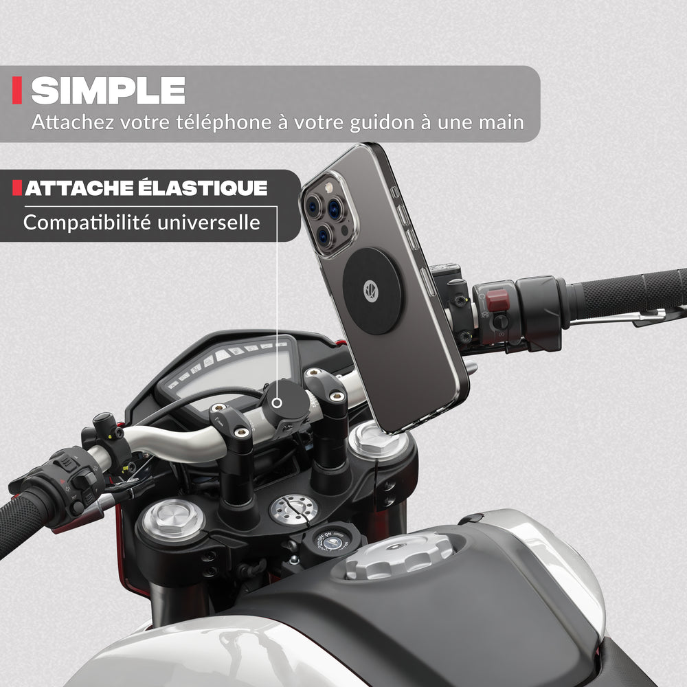 Segunda vista del producto – Soporte de teléfono para moto Shapeheart