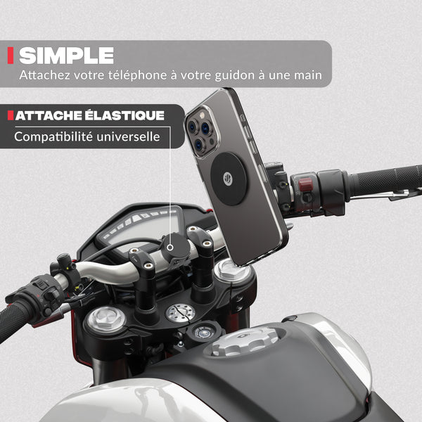Segunda vista del producto – Soporte de teléfono para moto Shapeheart