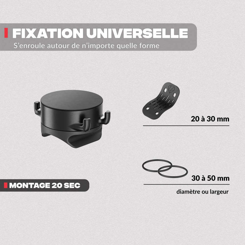 Adaptabilidad en diferentes soportes – Soporte de teléfono para moto Shapeheart