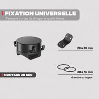 Adaptabilidad en diferentes soportes – Soporte de teléfono para moto Shapeheart