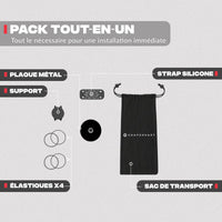 Contenido del pack – Soporte de teléfono para moto Shapeheart