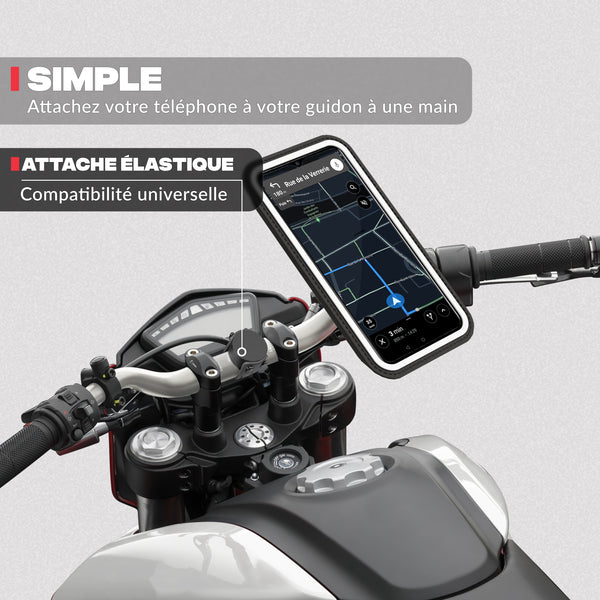 Segunda vista del producto – Soporte de teléfono para moto Shapeheart