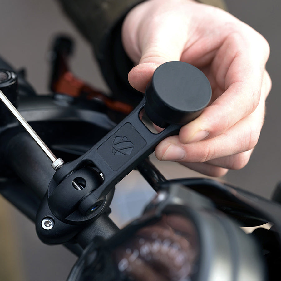Soporte magnético Shapeheart PRO Boost, compatible con los manillares de moto de 22 a 32mm de diámetro